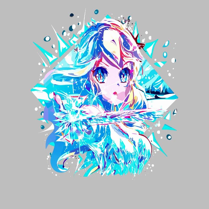 Anime Reine des neiges Princesse des glaces