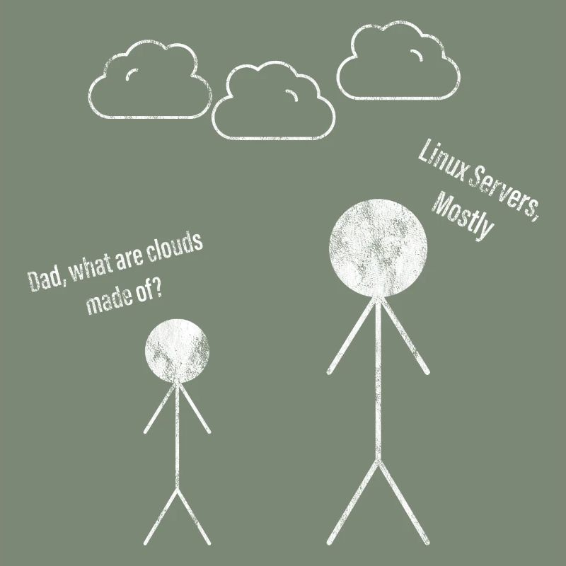 Dad What Are Clouds Made Of Linux Servers Mostly 2