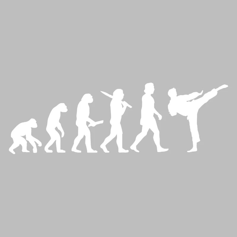 Evolution Karate Kampfsport Kick Karateka Geschenk