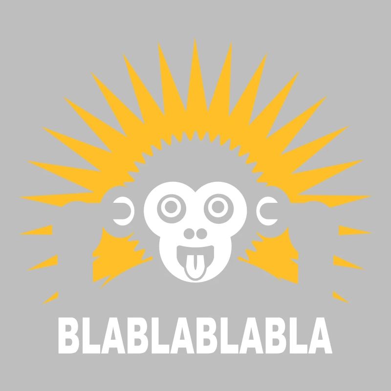 Blablablabla - Monkey babbles with finger in the