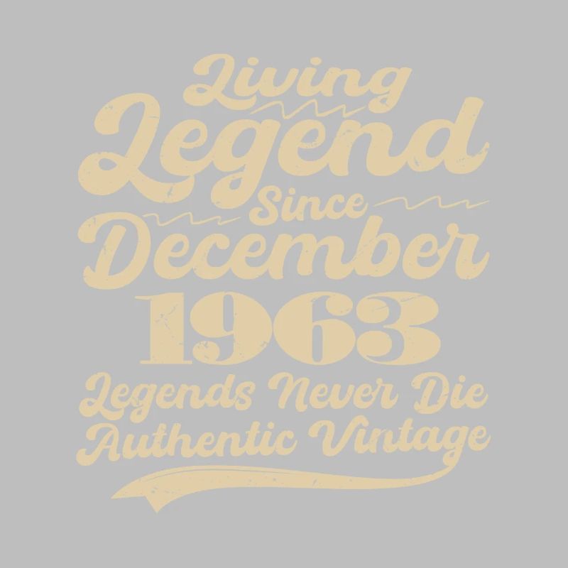 Es war einmal eine Legende. Dezember 1963 Geburts
