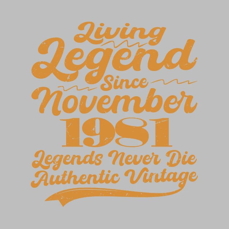 Es war einmal eine Legende. November 1981 Geburts