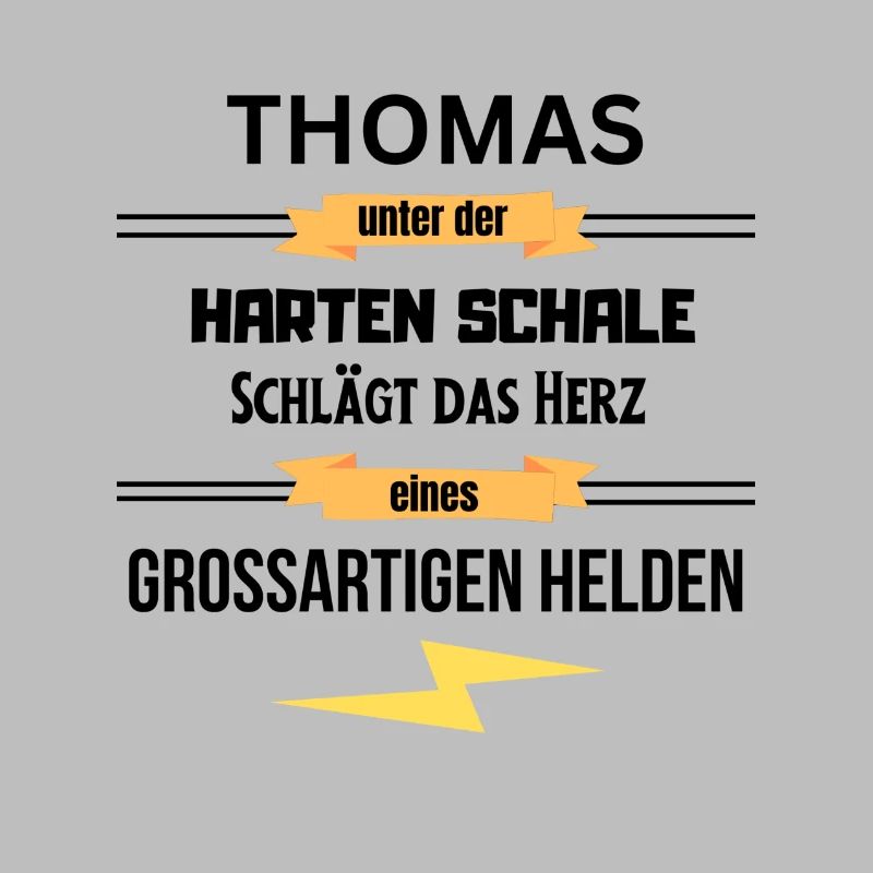 Thomas unter harte Schale eines Großartigen Helden