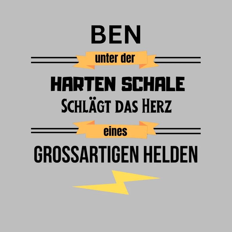 Ben unter harte Schale eines Großartigen Helden