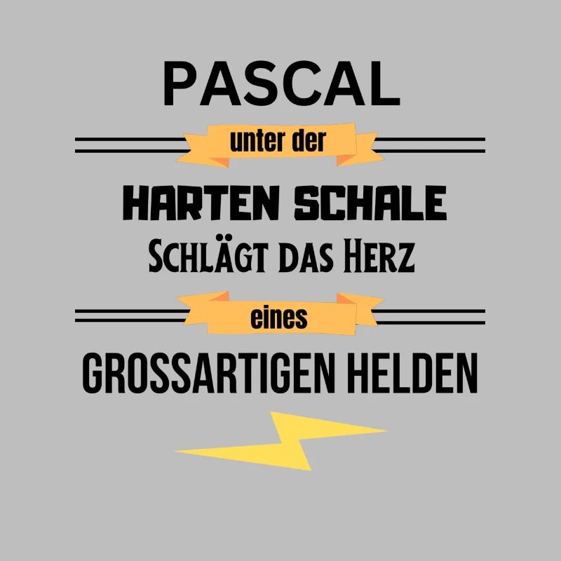 Pascal unter harte Schale eines Großartigen Helden