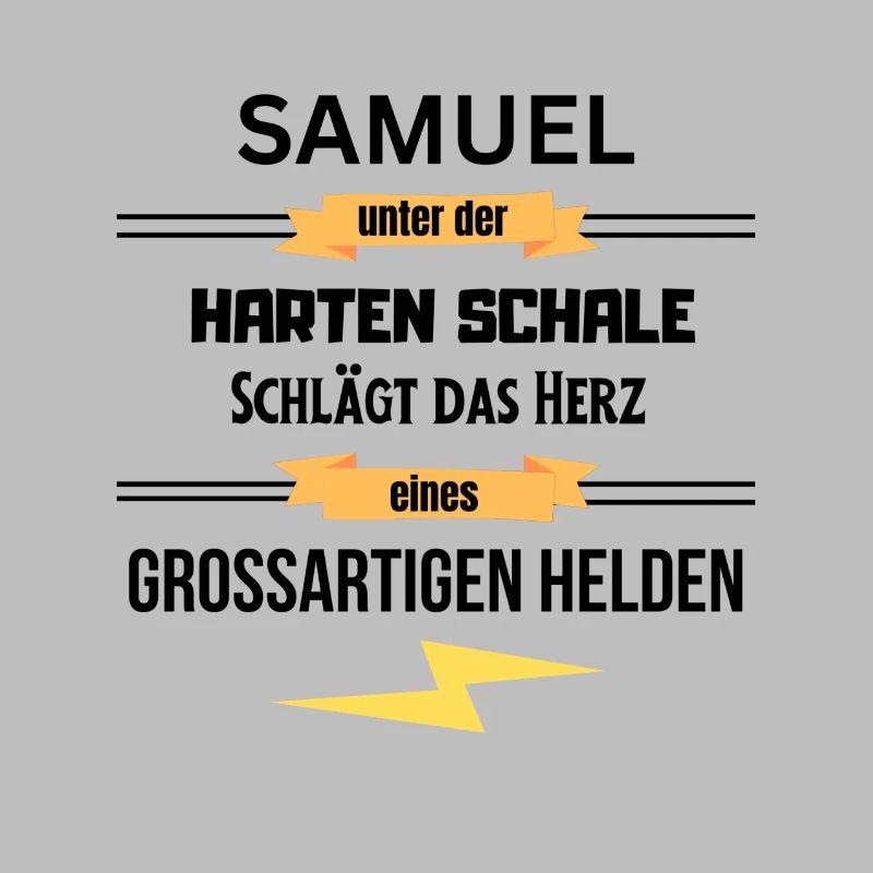 Samuel unter harte Schale eines Großartigen Helden