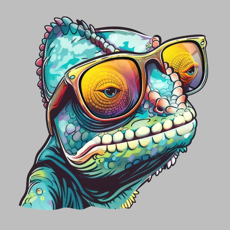chameleon, sunglasses, summer, gift