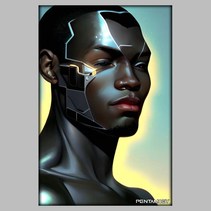 Cyborg Man Future Sci-Fi Machine Technology