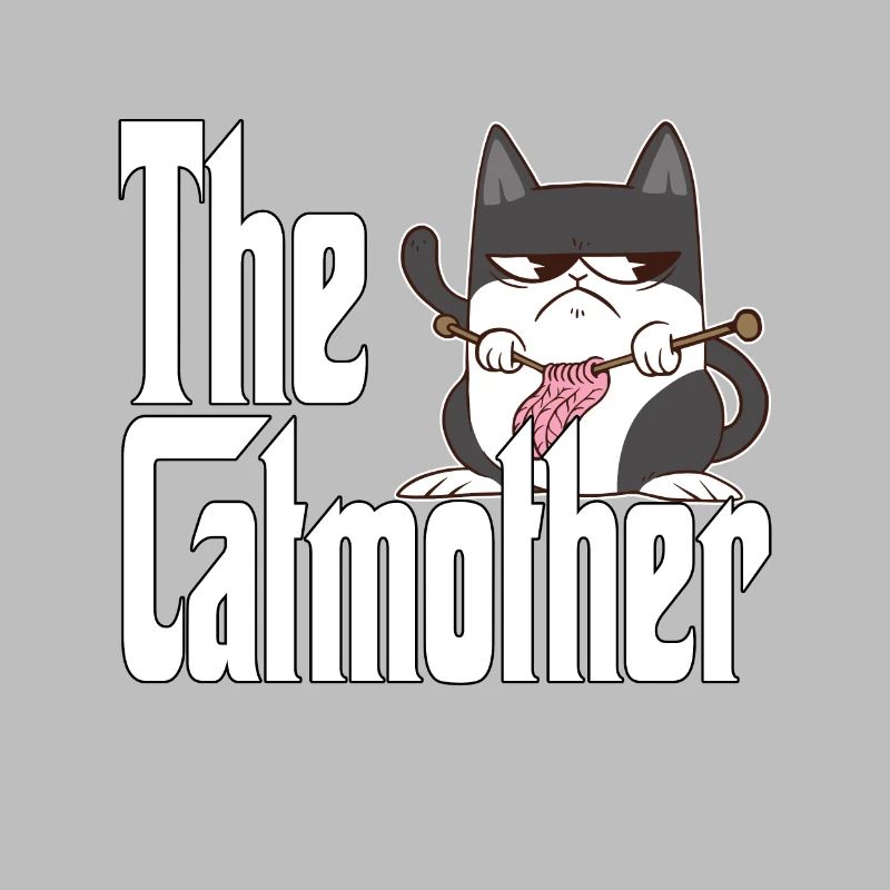 Maman chat La mère chat folle Chat Mère Kitty Maman