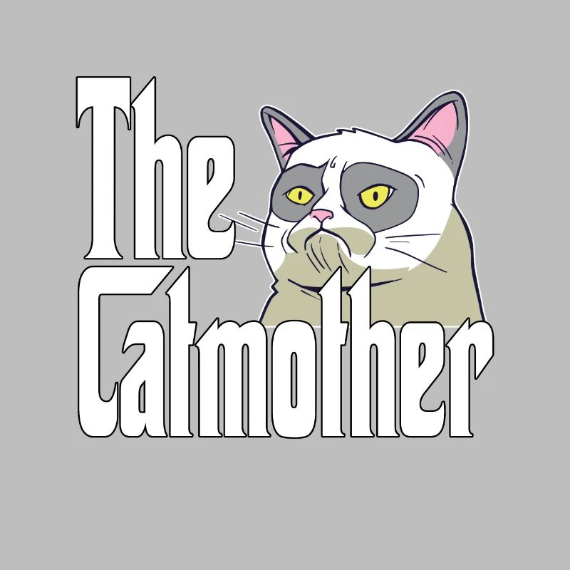 Maman chat La mère chat folle Chat Mère Kitty Maman