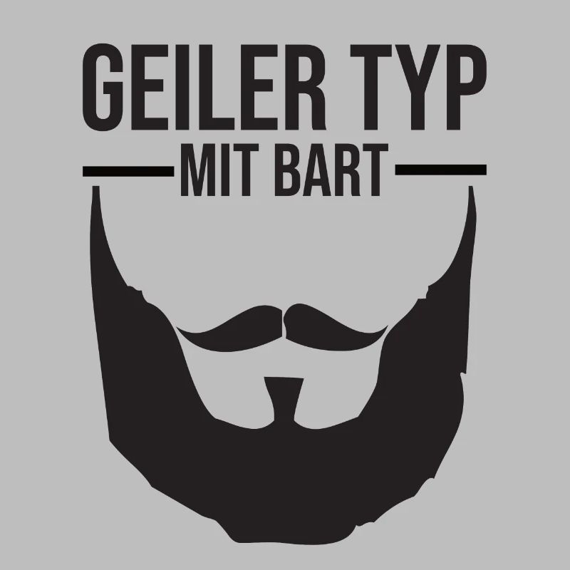 Geiler Typ Mit Bart - Bartträger Bartwuchs