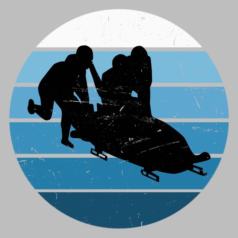 Piste de bobsleigh Bob sur bobsleigh Bobsleigh à deux