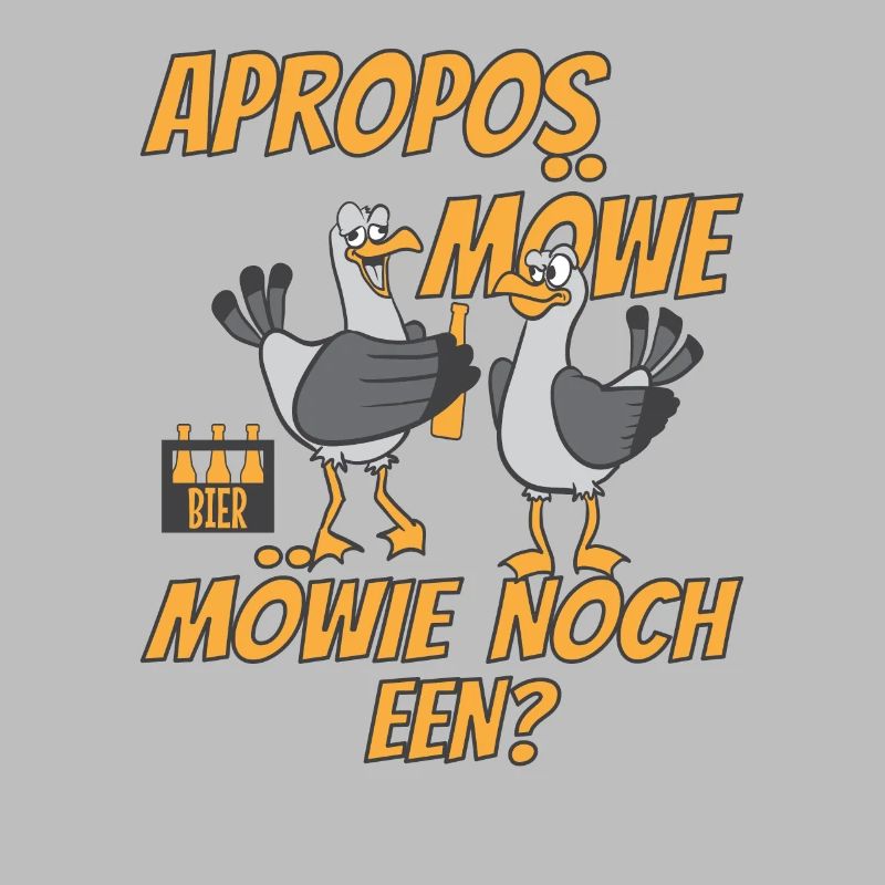 Plattdeutsch Bier Apropos Möwe! Möwie noch een?