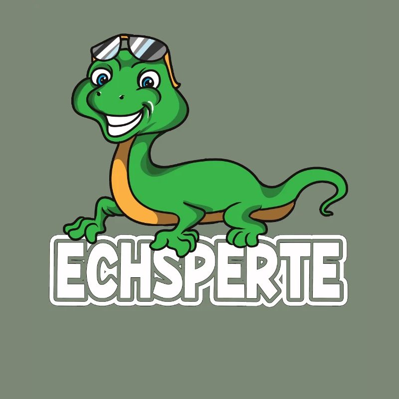 Echsperte Echse Reptilien Eidechse Experte Spruch