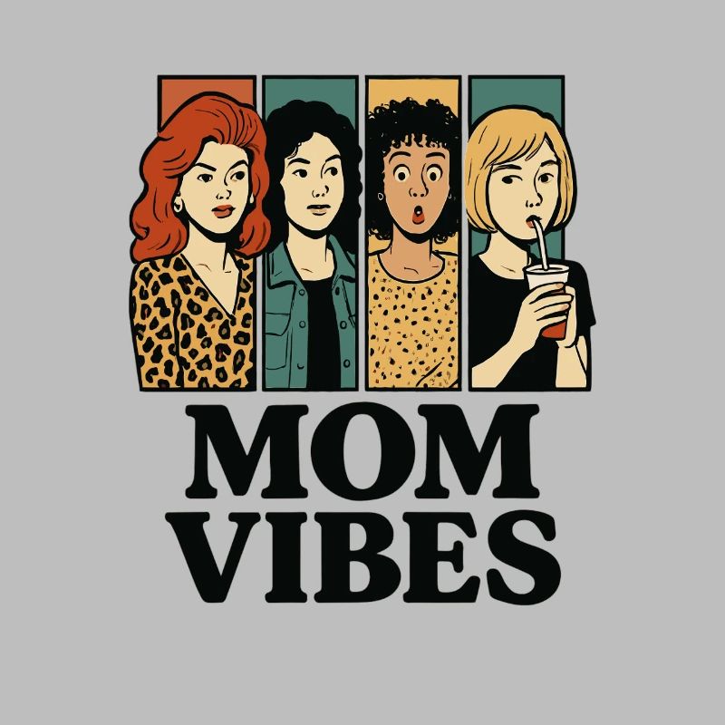 Mama Vibes – Retro Comic Style