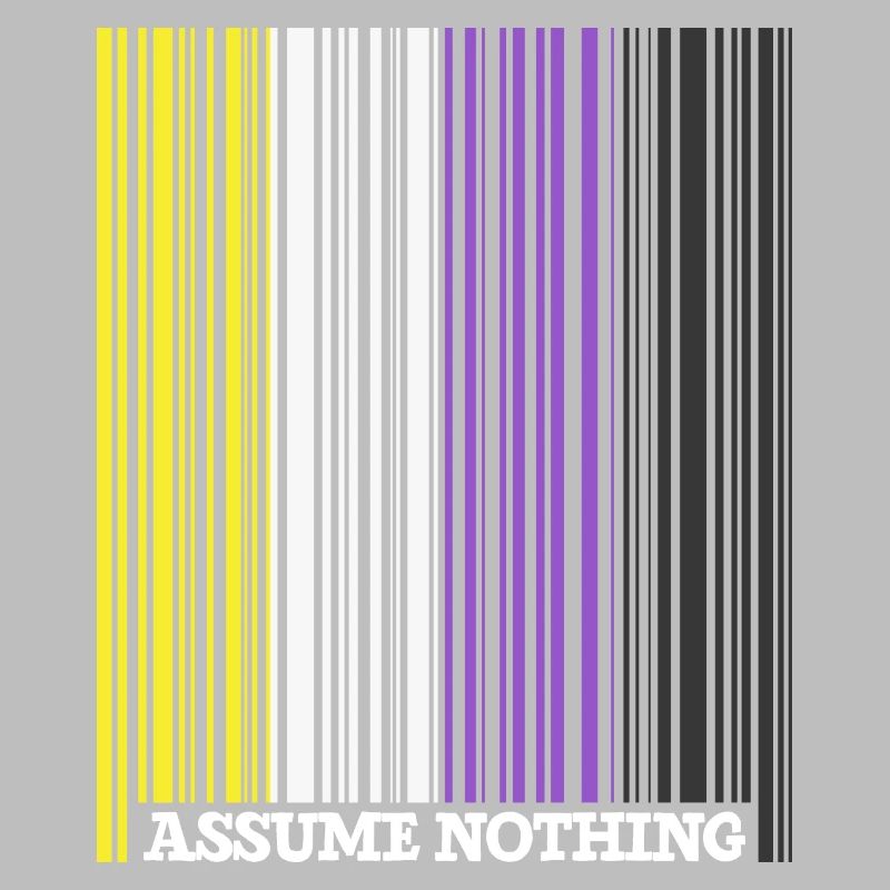 Code à barres Nonbinary Flag Enby Genderqueer LGBT