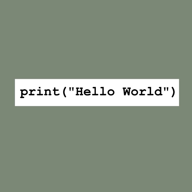 Cadeau du programme de développement Hello World Python