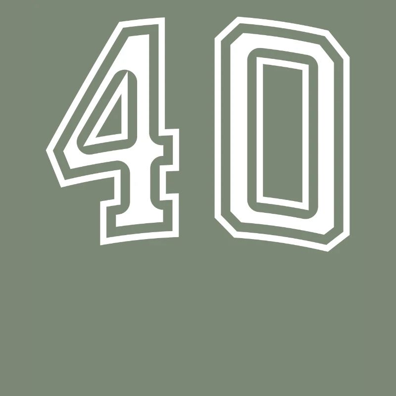 Numéro 40 Blanc