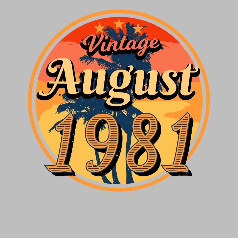 Idée cadeau pour août 1981