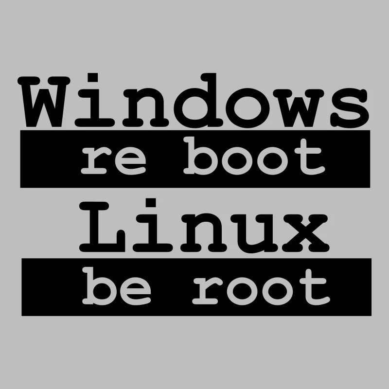 Windows re boot - Linux be root