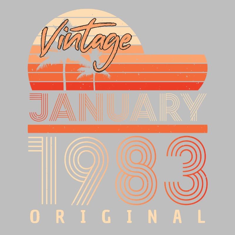 Né janvier 1983 Millésime