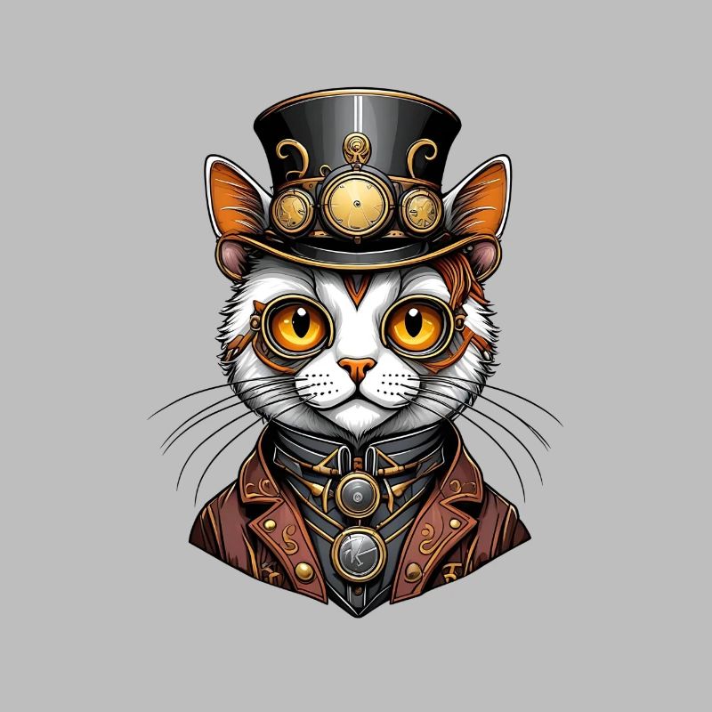 Steampunk-Katze