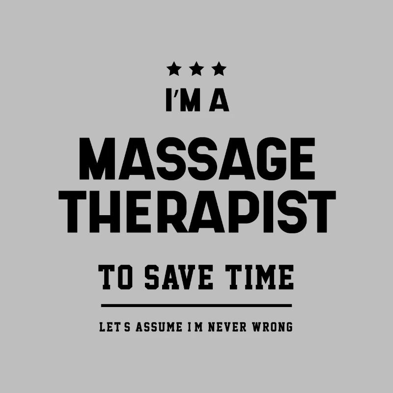 Ich bin Massagetherapeut - Massagetherapeut Job Gif