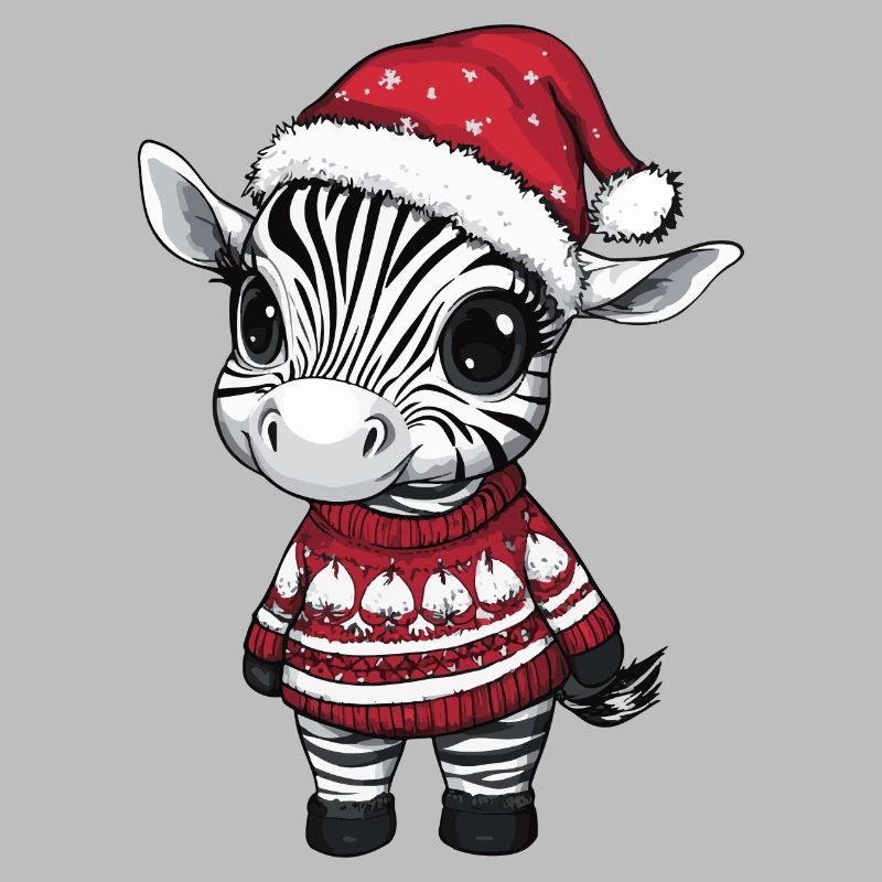 Zebra Christmas Comic