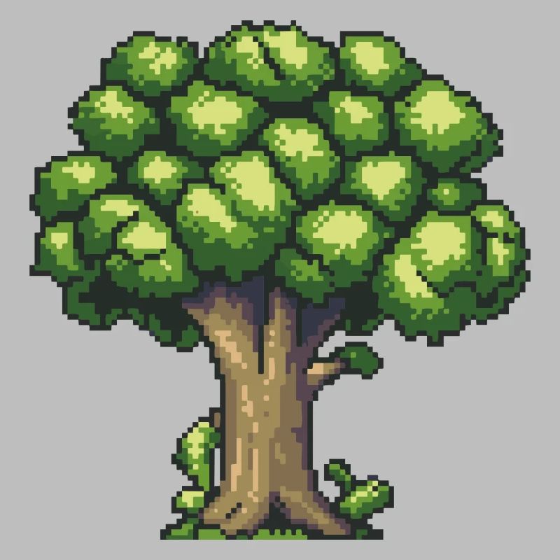 Broccoli Pixel Icon