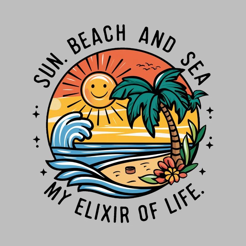 Le soleil, la plage et la mer - mon élixir de vie