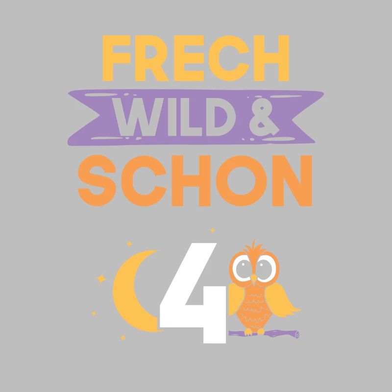 4 Jahre Geburtstag Junge Mädchen Eule