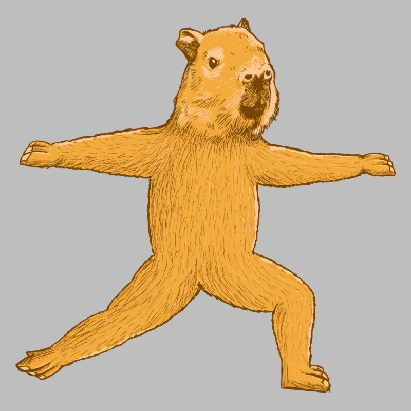Capybara Yoga Exercise