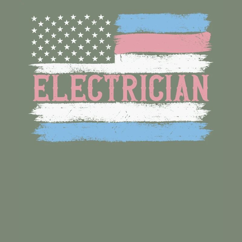 US Pride Lineman Electronics Technician Idée cadeau