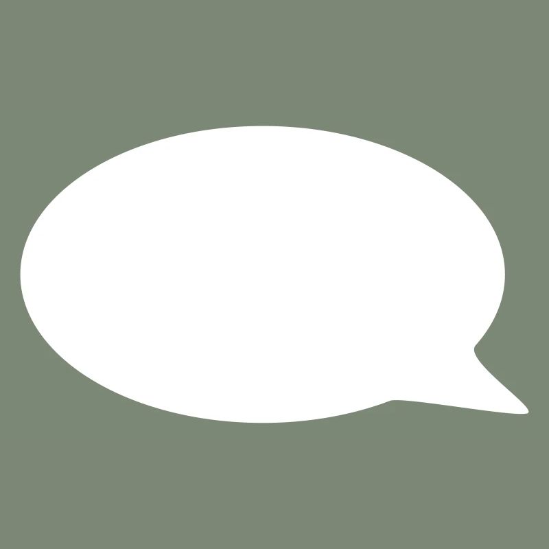 Sprechblase // Comic // Spruch machen // Aussage