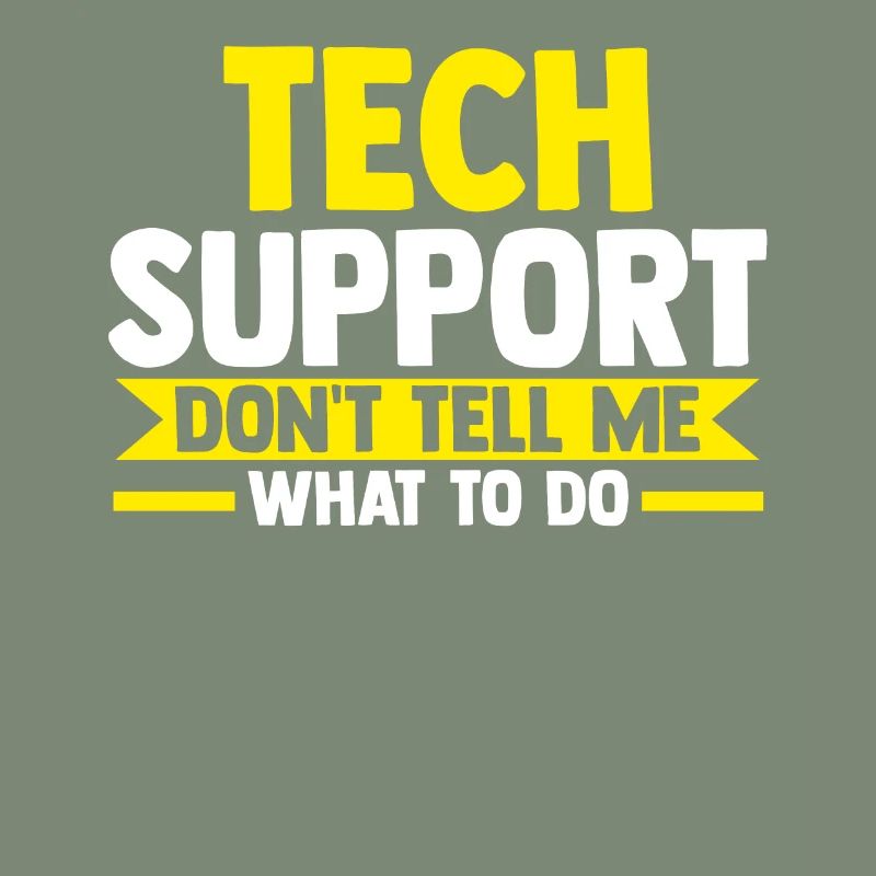 Technischer Support Geek IT Geschenk