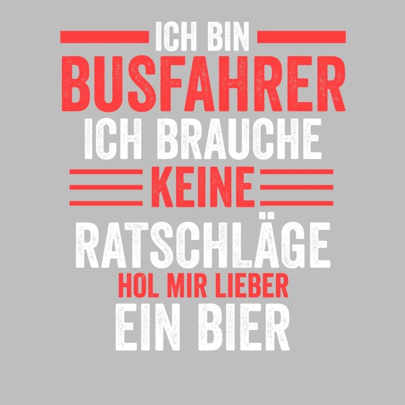 Busfahrer Bier Schulbus Geschenk