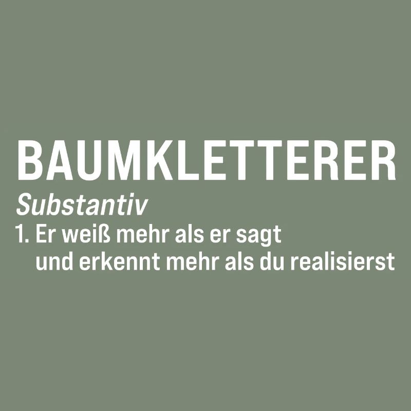 Baumkletterer Definition Baumpfleger Geschenk