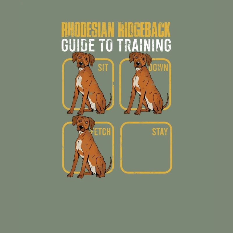 Rhodesian Ridgeback guide de formation asseyez-vous