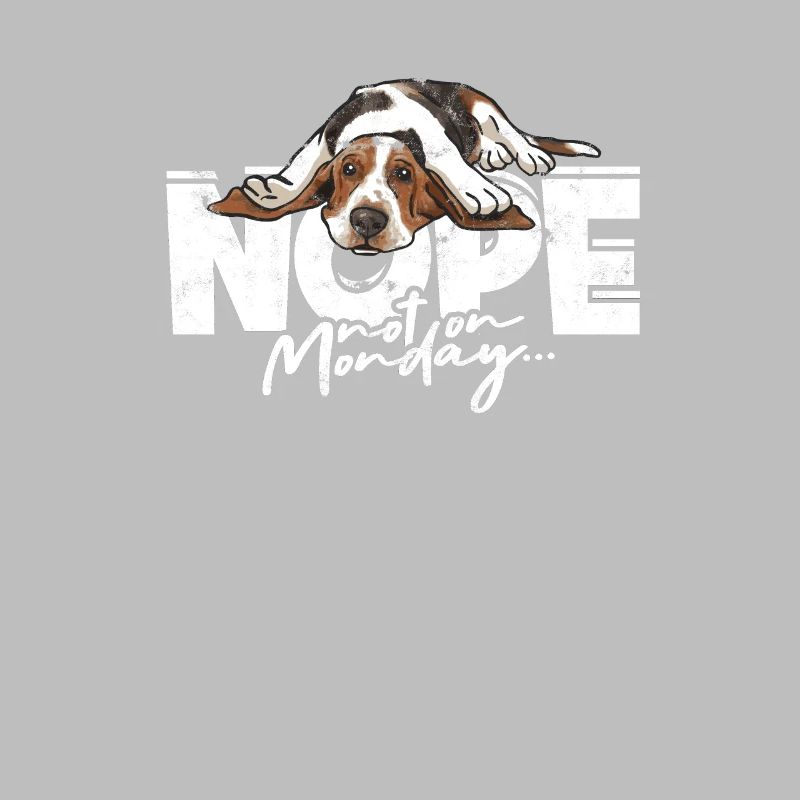 Non, pas le lundi - chien mignon