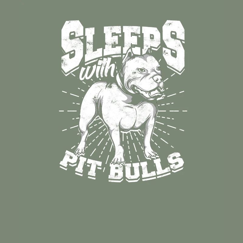 Dormir avec des pitbulls - pitbull