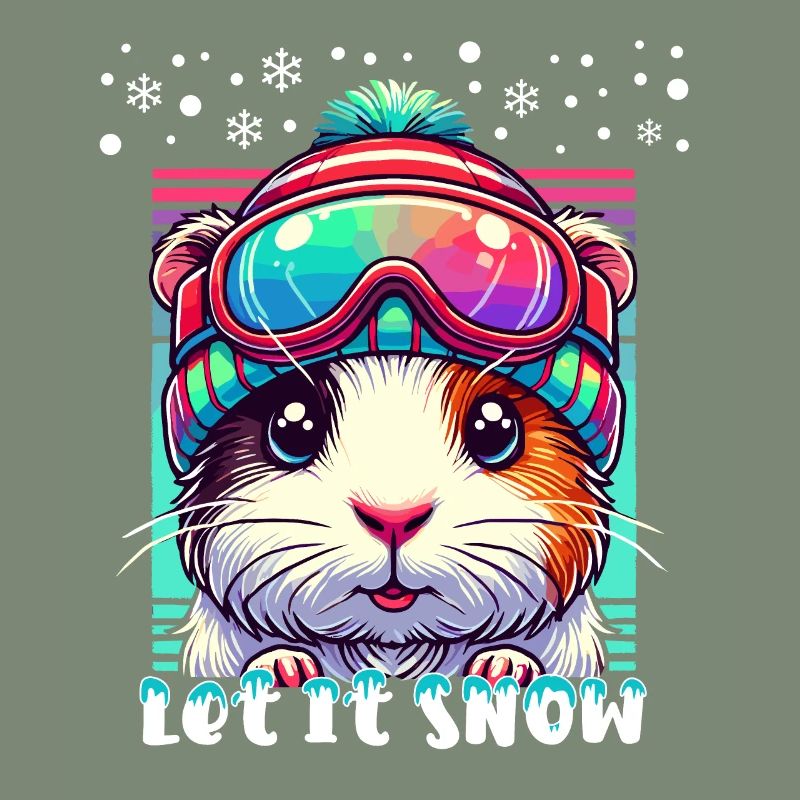 Cochon d’Inde Ski Vacances de ski Hiver Doux