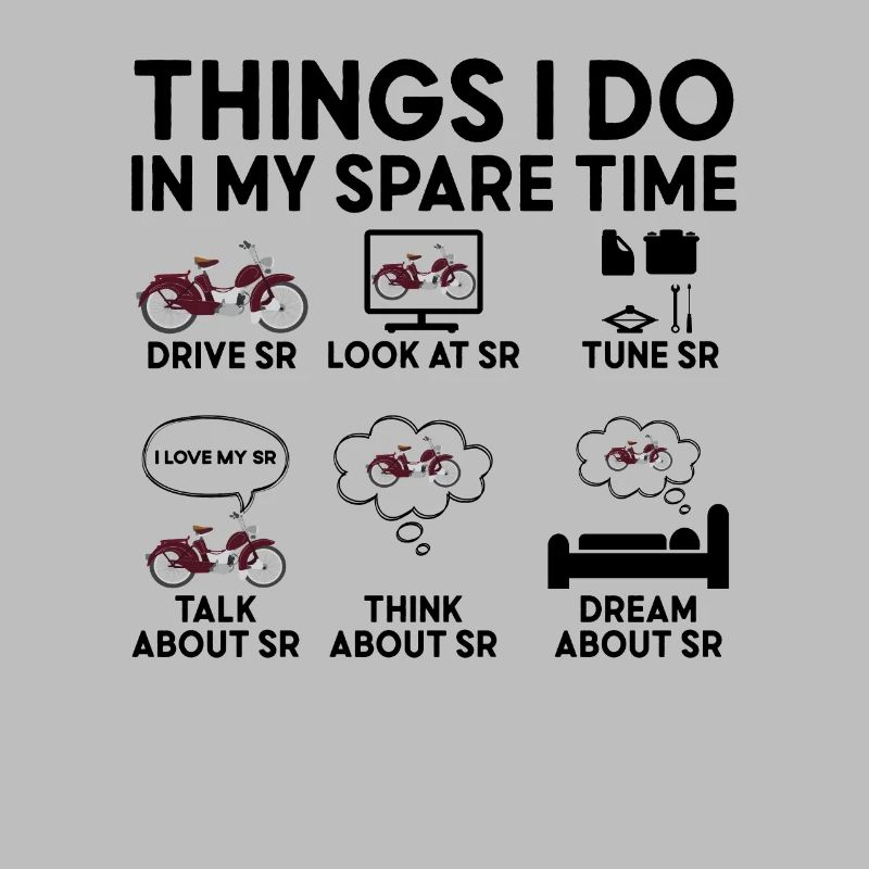 Mobylette SR Mobylette Ostalgie choses Mon temps libre