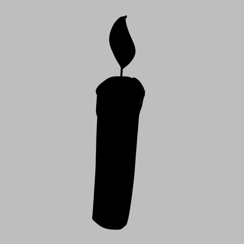 Candle Shape Symbol Fire Light
