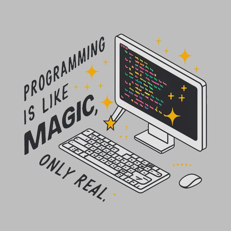 Programming is like magic, only real.