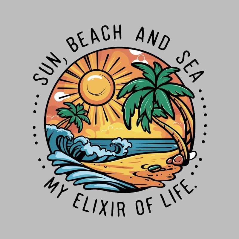 Le soleil, la plage et la mer - mon élixir de vie