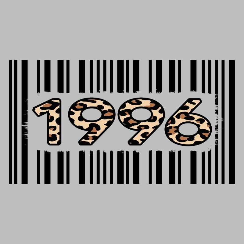 1996 Anniversaire 26 ans anniversaire Barcode Leopard
