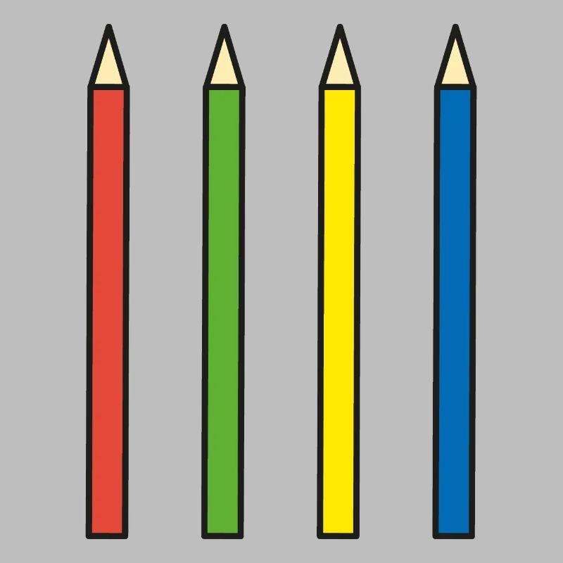 Crayons crayons de papeterie