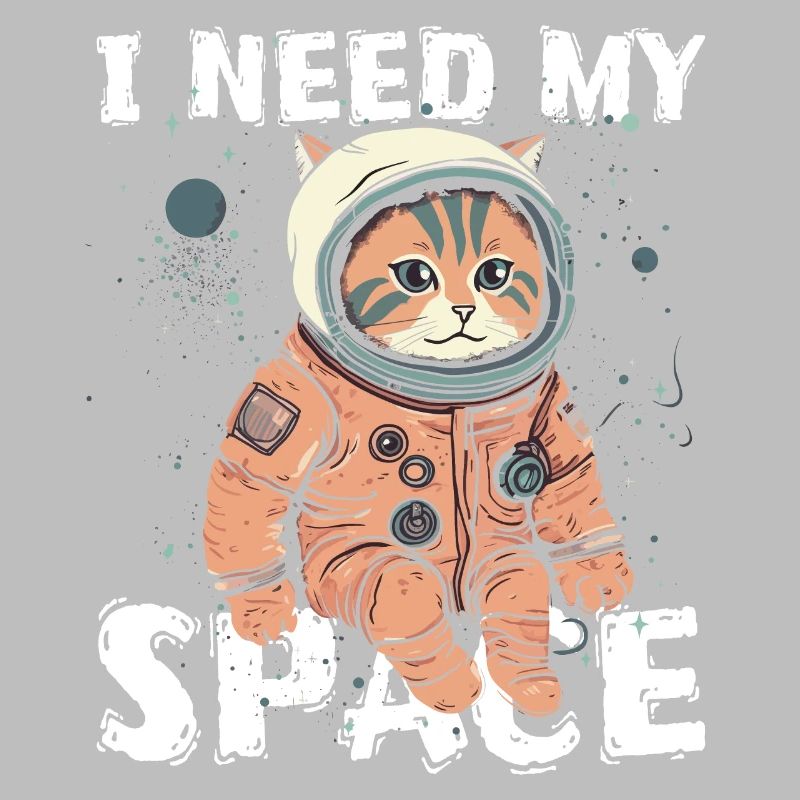 Chat J’ai besoin de mon chat d’astronomie de jeu de mots spatial