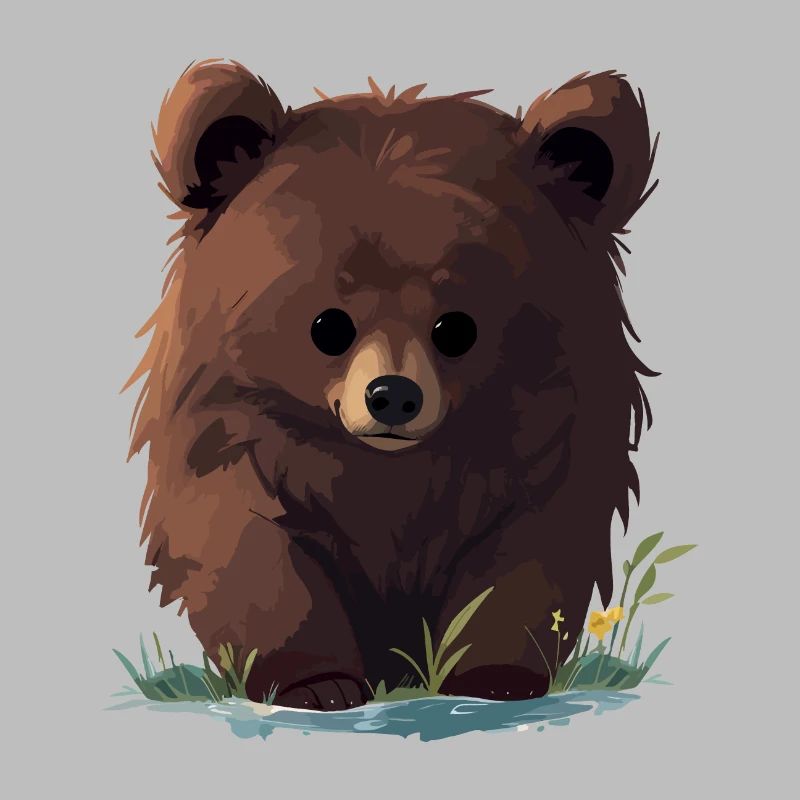 Cute Bear Cub
