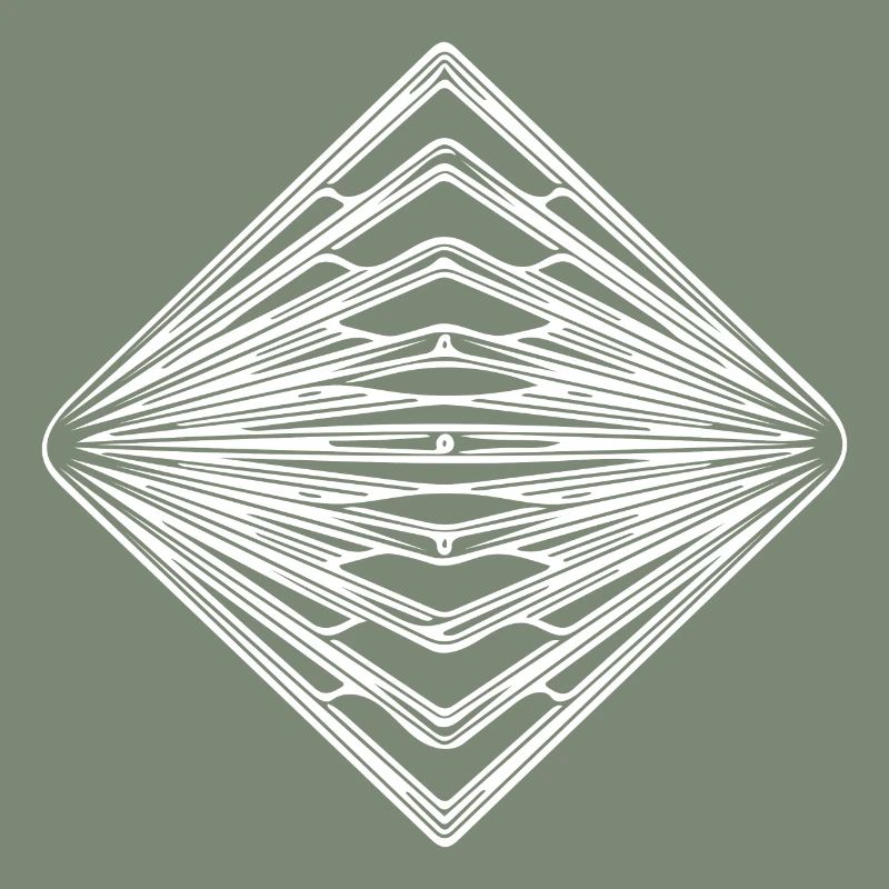 Geometric Vintage Triangle Pattern